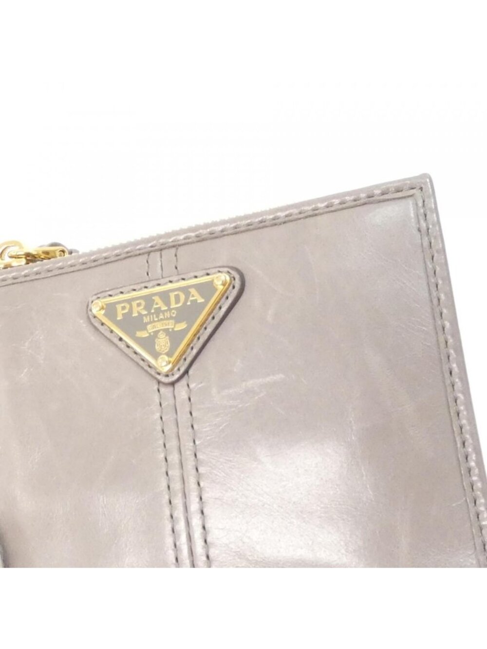 Prada Wallet Gold - Picture 3 of 10